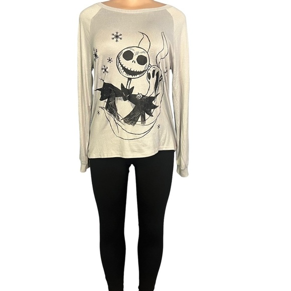 Disney Nightmare before Christmas Pajama Long Sleeve Top - Picture 2 of 6